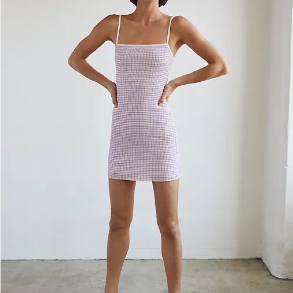 Wilfred (Aritzia) Jazz Dress - Purple & White 💜🤍 - Picture 2 of 2